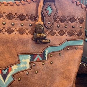 Justin Aztec Shoulder Bag